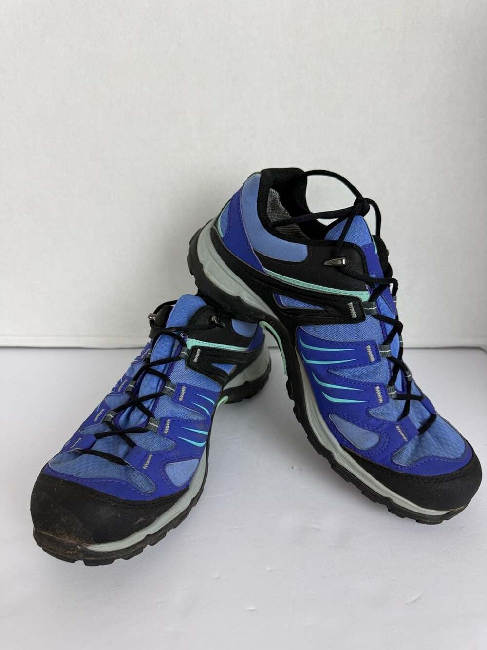 Salomon Ellipse GTX W Hiking Shoes Blue Purple Black Gore-Tex